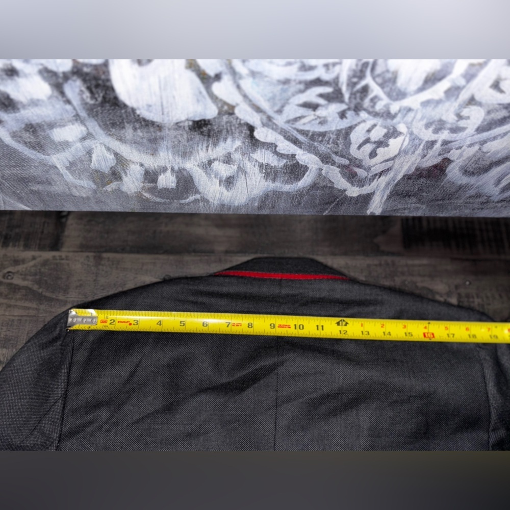 SUITSUPPLY Canonico Vitale Barberis mens Gray Pure Wool 130s Blazer size 38L​​ - Picture 8 of 11